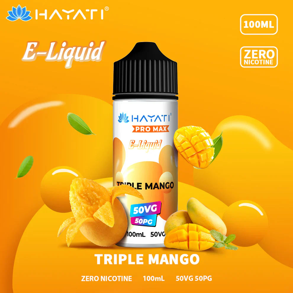 Hayati Pro Max 50VG/50PG E-Liquid (SINGLES)