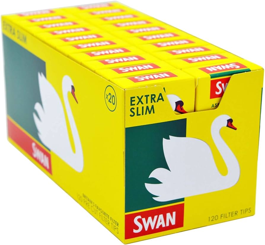 Swan Extra Slim Filters - (Pack Of 20)