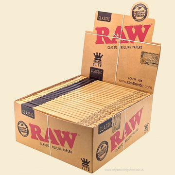 RAW Classic King Size Rolling Paper - (Pack Of 50)
