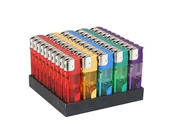 Disposable Electronic Lighters - (Pack Of 50)