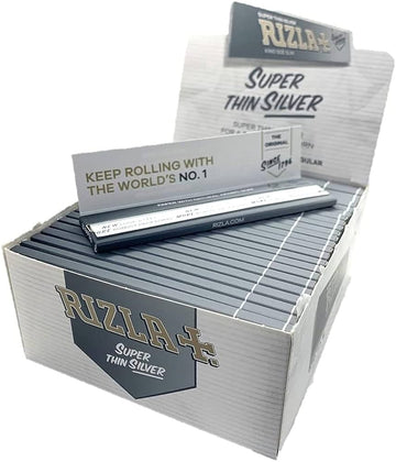 Rizla Super Thin Silver KSS Rolling Paper - (Pack Of 50)