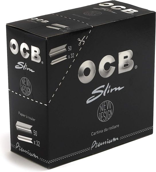 OCB Slim Black Premium Rolling Papers & Filters