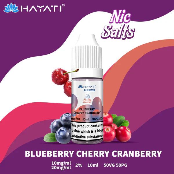 Hayati Pro Max Nic Salts 50VG/50PG (PACK OF 10)