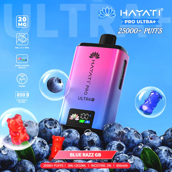 Hayati Pro Ultra Plus 25K Prefilled Pod Vape Kit
