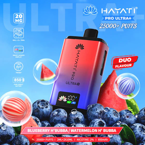 Hayati Pro Ultra Plus 25K Prefilled Pod Vape Kit (PACK OF 5)