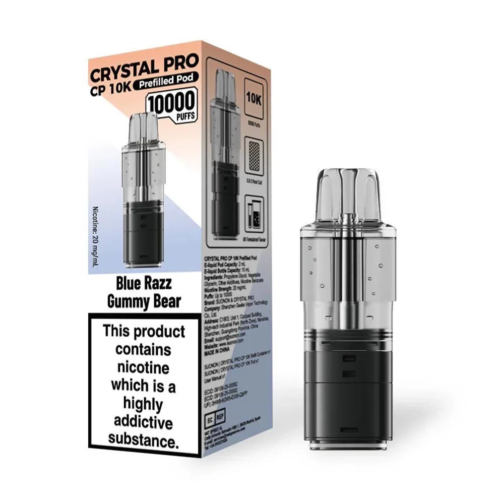 https://cdn.shopify.com/s/files/1/0018/7534/5466/files/Crystal-Pro-CP-10K-Prefilled-Pods-Blue-Razz-Gummy-Bear.webp?v=1749546814