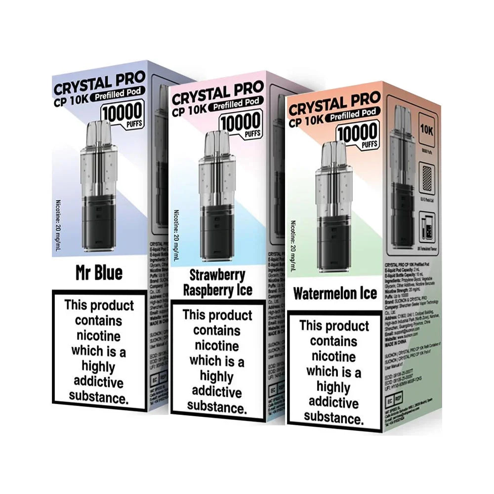 Crystal Pro CP 10K Prefilled Pods