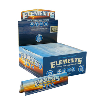 Elements Acacia Gum King Size Slim Rolling Paper - (Pack Of 50)