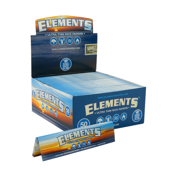 Elements Acacia Gum King Size Slim Rolling Paper