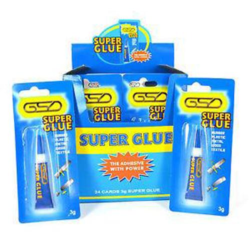 GSD Super Glue - (Pack Of 24)