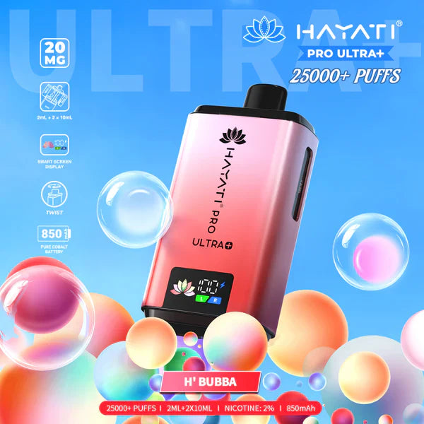 Hayati Pro Ultra Plus 25K Prefilled Pod Vape Kit (PACK OF 5)