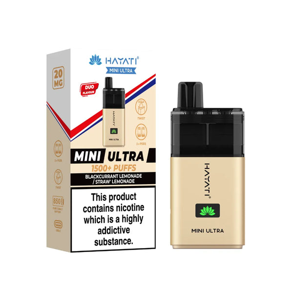 Hayati Mini Ultra 1.5K Prefilled Pod Vape Kit