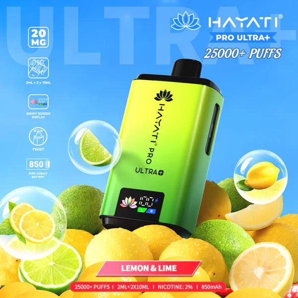 Hayati Pro Ultra Plus 25K Prefilled Pod Vape Kit (PACK OF 5)