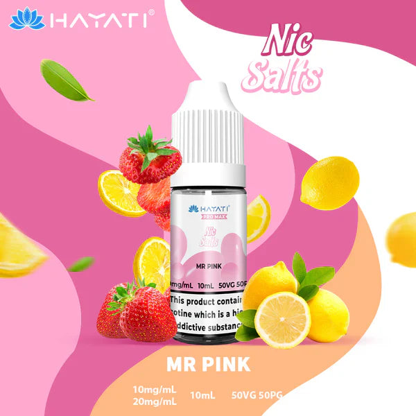 Hayati Pro Max Nic Salts 50VG/50PG (PACK OF 10)