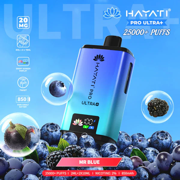 Hayati Pro Ultra Plus 25K Prefilled Pod Vape Kit (PACK OF 5)