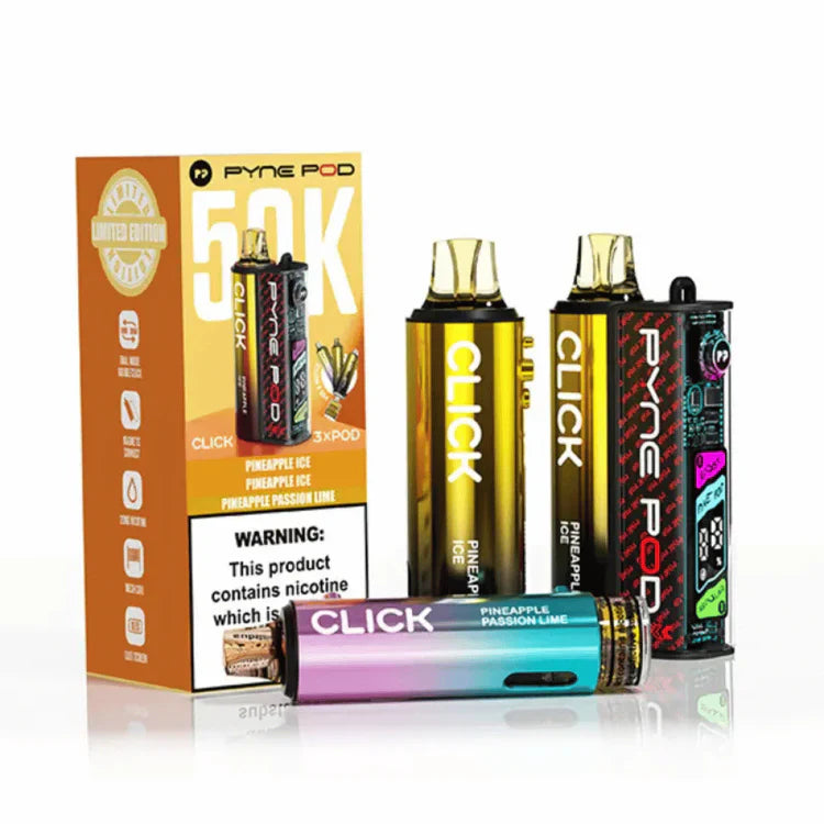 Pyne Pod Click 50K Prefilled Pod Vape Kit (PACK OF 5)