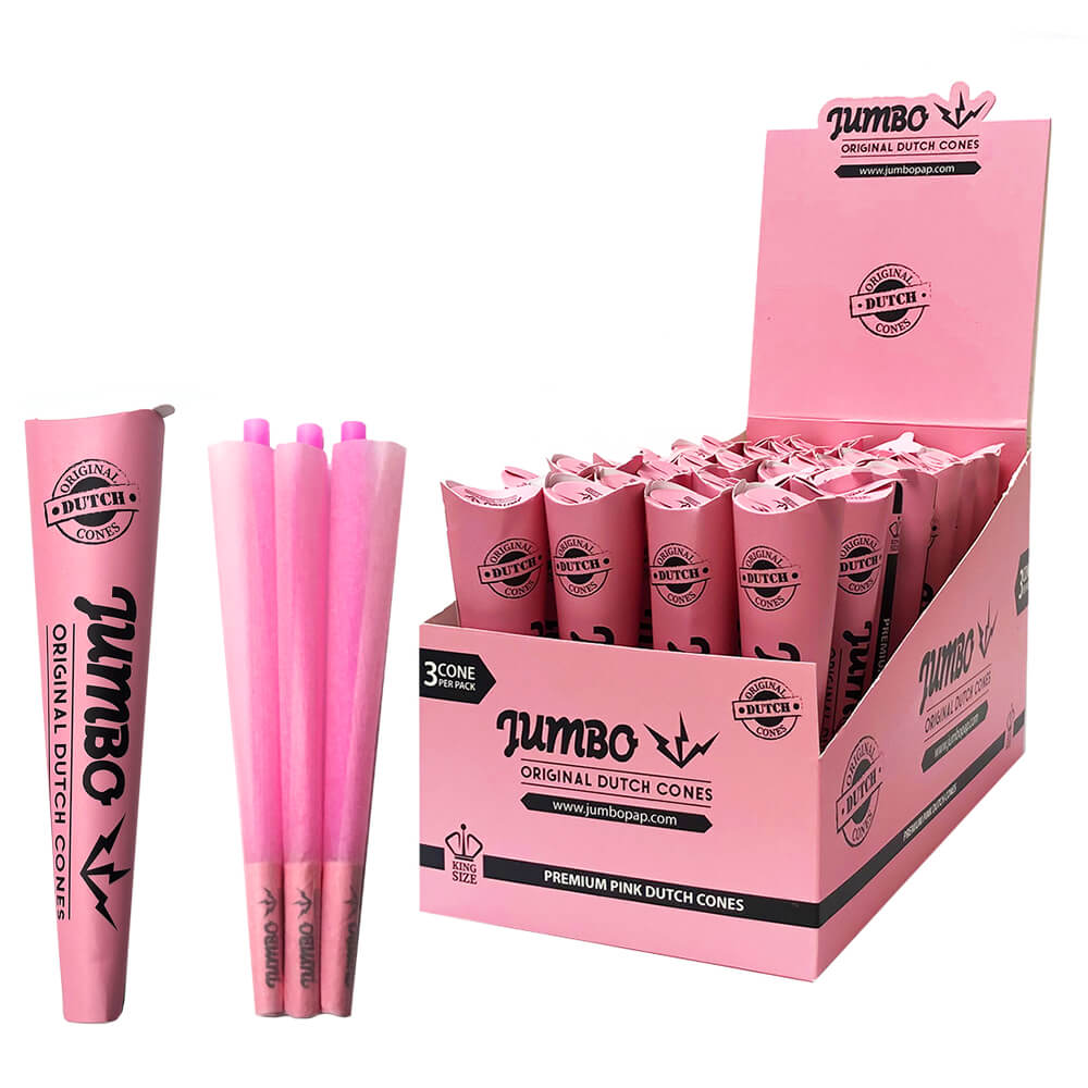 JUMBO King Size Cones 3 Pieces - (Pack Of 32)