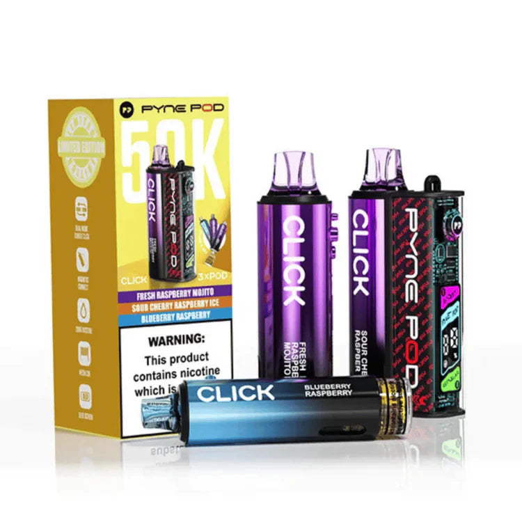 Pyne Pod Click 50K Prefilled Pod Vape Kit (PACK OF 5)