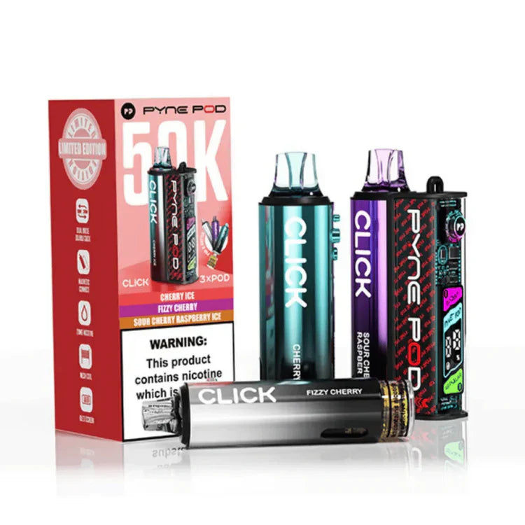Pyne Pod Click 50K Prefilled Pod Vape Kit (PACK OF 5)
