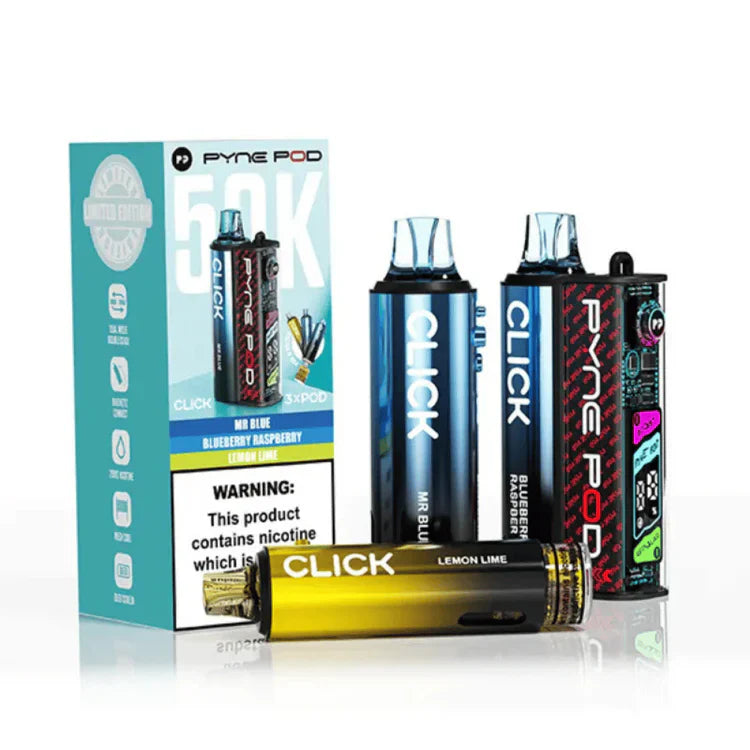 Pyne Pod Click 50K Prefilled Pod Vape Kit (PACK OF 5)