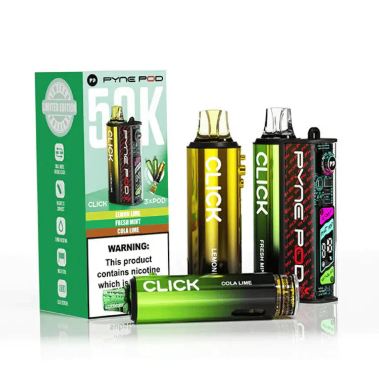 Pyne Pod Click 50K Prefilled Pod Vape Kit (PACK OF 5)