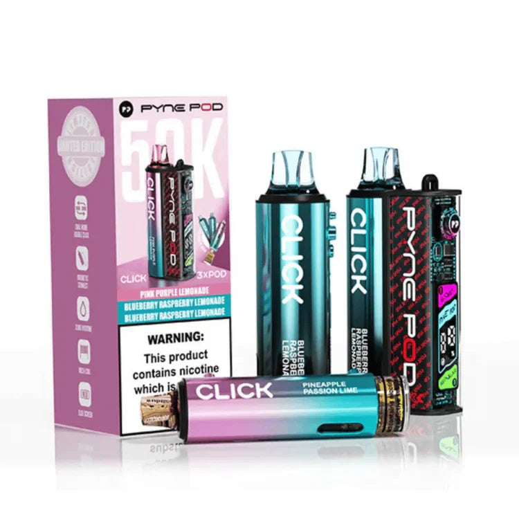 Pyne Pod Click 50K Prefilled Pod Vape Kit (PACK OF 5)