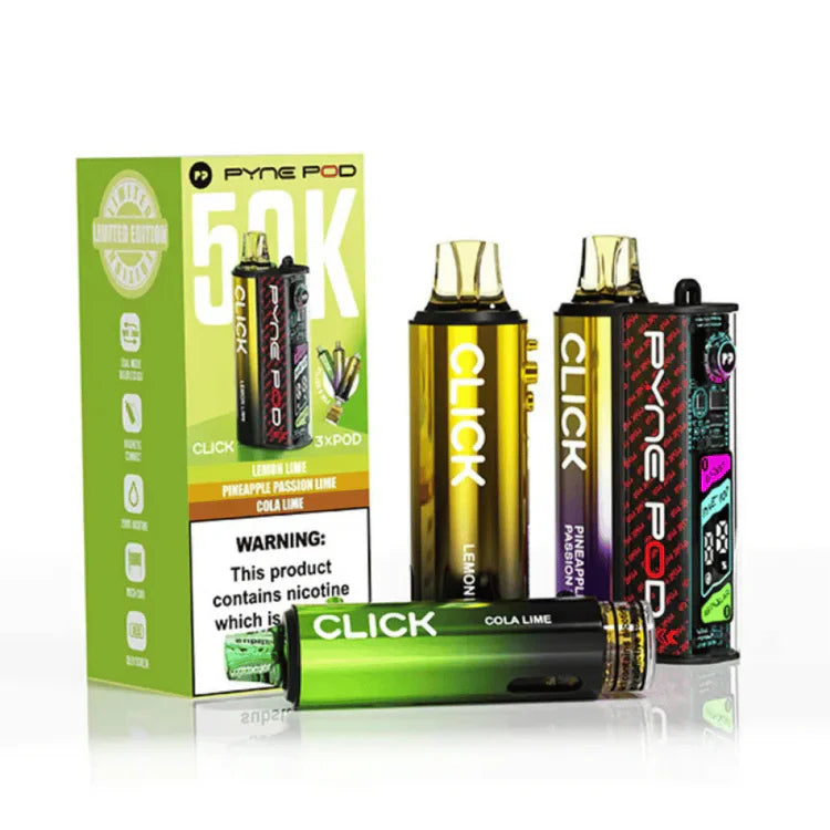 Pyne Pod Click 50K Prefilled Pod Vape Kit (PACK OF 5)