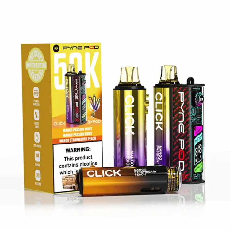Pyne Pod Click 50K Prefilled Pod Vape Kit (PACK OF 5)