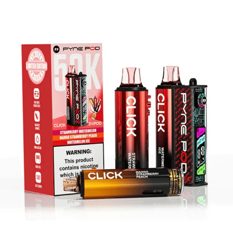 Pyne Pod Click 50K Prefilled Pod Vape Kit (PACK OF 5)