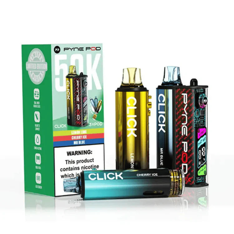 Pyne Pod Click 50K Prefilled Pod Vape Kit (PACK OF 5)