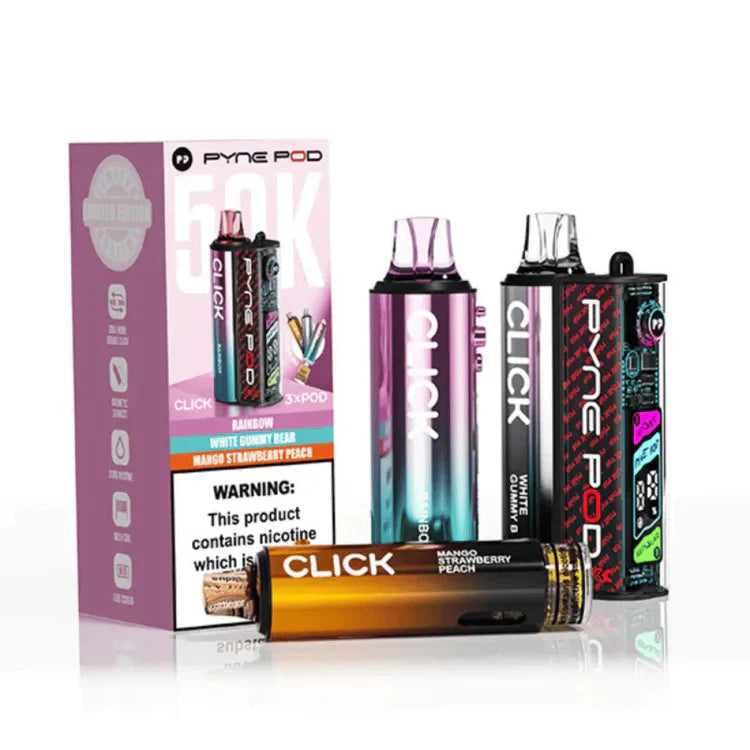 Pyne Pod Click 50K Prefilled Pod Vape Kit (PACK OF 5)