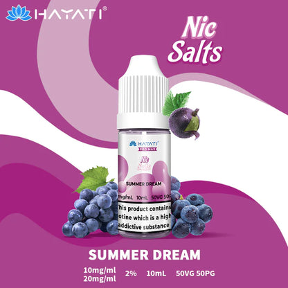 Hayati Pro Max Nic Salts 50VG/50PG