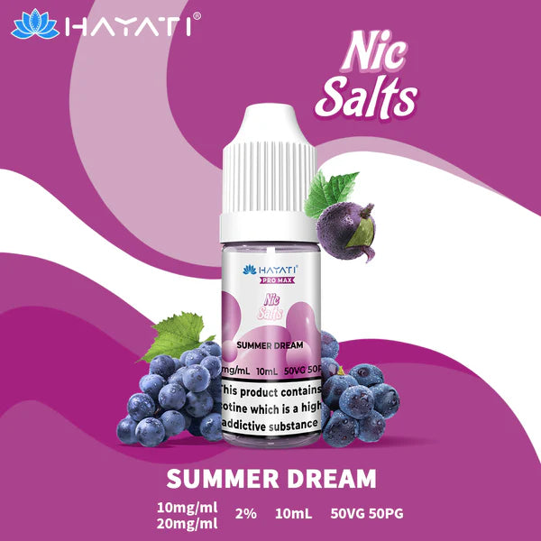 Hayati Pro Max Nic Salts 50VG/50PG (PACK OF 10)