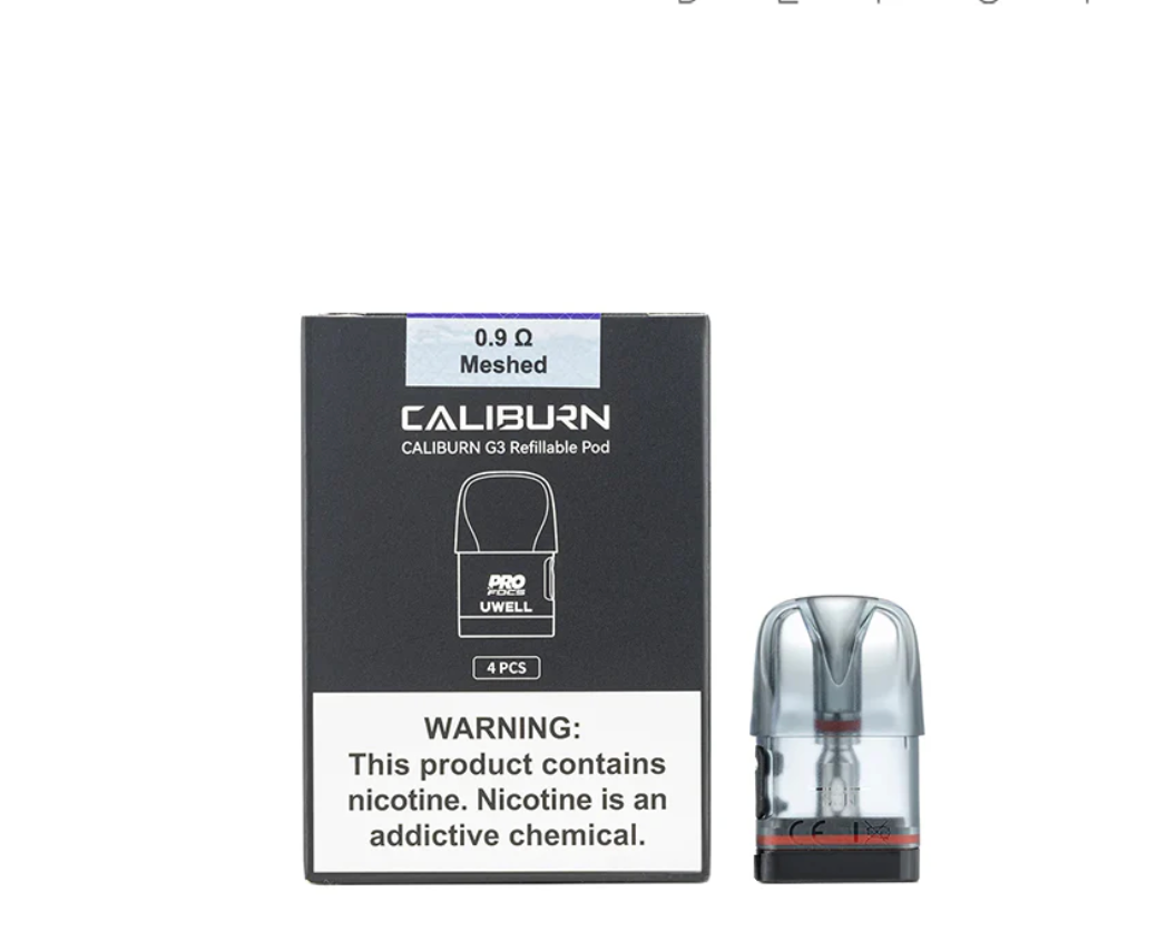 UWELL Caliburn G3 Replacement Pods 4 PCS - (Singles)