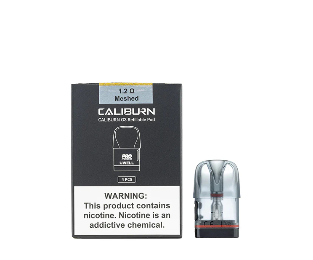 UWELL Caliburn G3 Replacement Pods 4 PCS - (Singles)