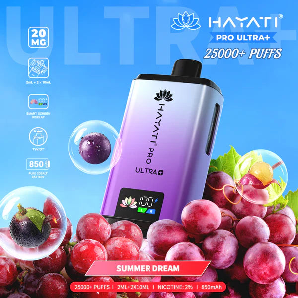 Hayati Pro Ultra Plus 25K Prefilled Pod Vape Kit