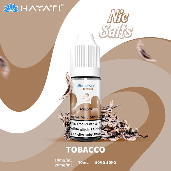 Hayati Pro Max Nic Salts 50VG/50PG (PACK OF 10)