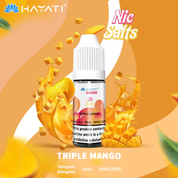 Hayati Pro Max Nic Salts 50VG/50PG (PACK OF 10)