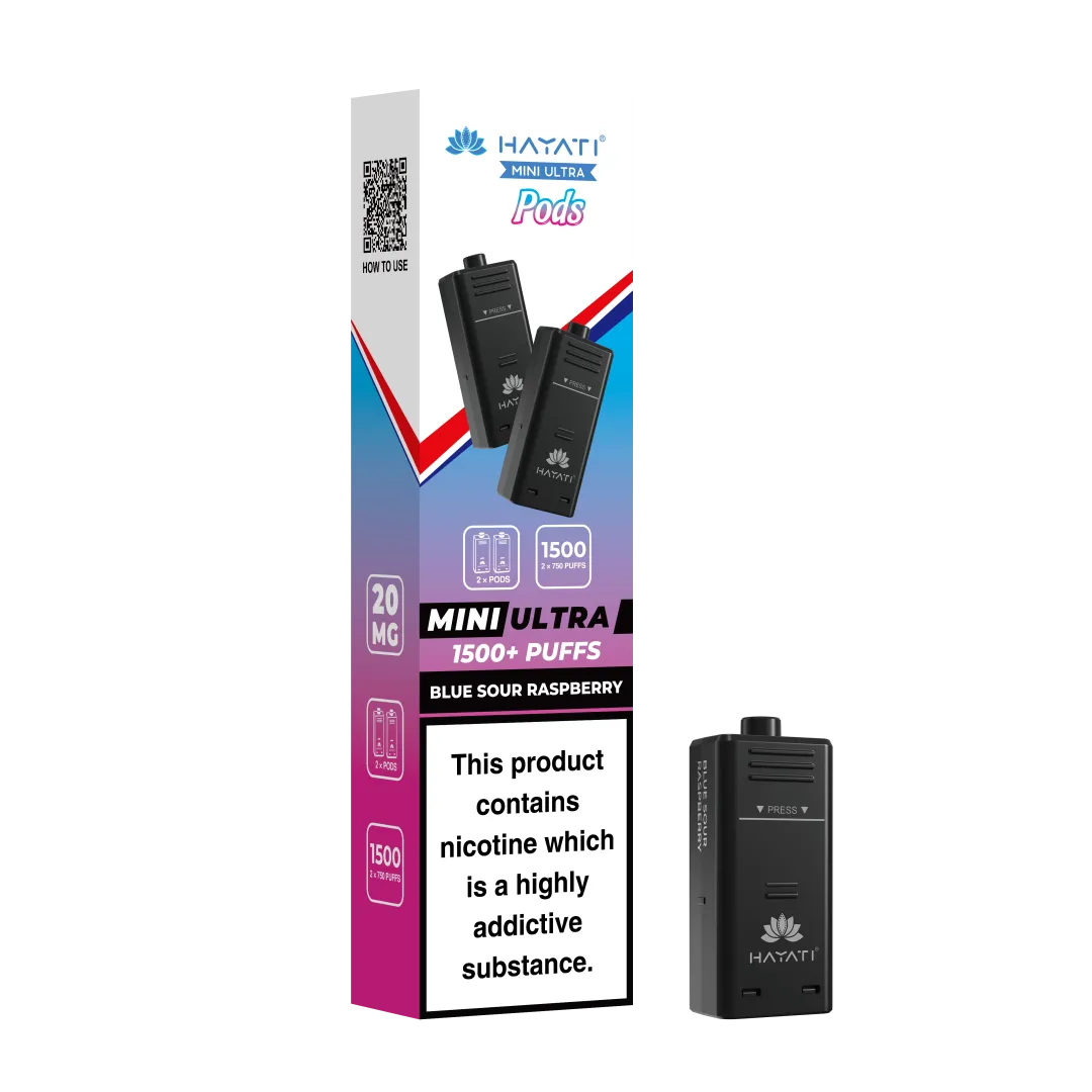 Hayati Mini Ultra 1500 Prefilled Pods - (Pack Of 5)