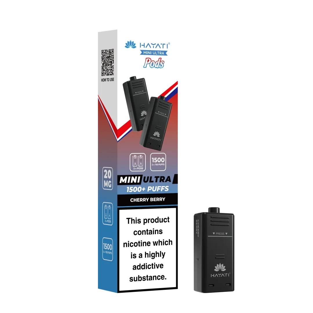 Hayati Mini Ultra 1500 Prefilled Pods - (Pack Of 5)