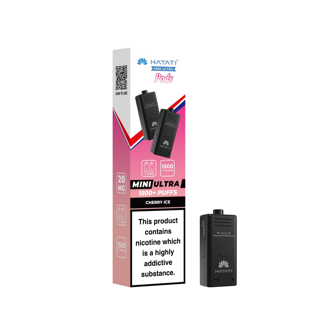 Hayati Mini Ultra 1500 Prefilled Pods - (Pack Of 5)
