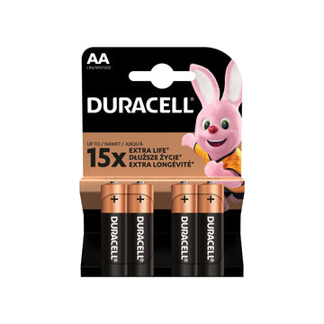 Duracell Duralock Basic C&B LR6 AA 4 x alkaline batteries