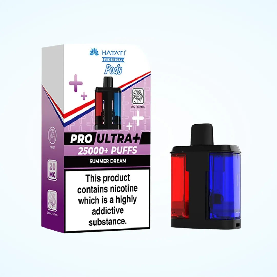 Hayati Pro Ultra Plus 25k Prefilled Pods - (PACK OF 5)