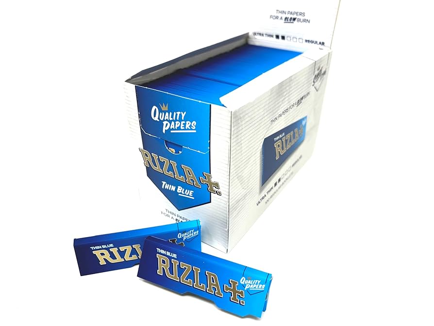 Rizla Thin Blue Rolling Paper - (Pack Of 100)